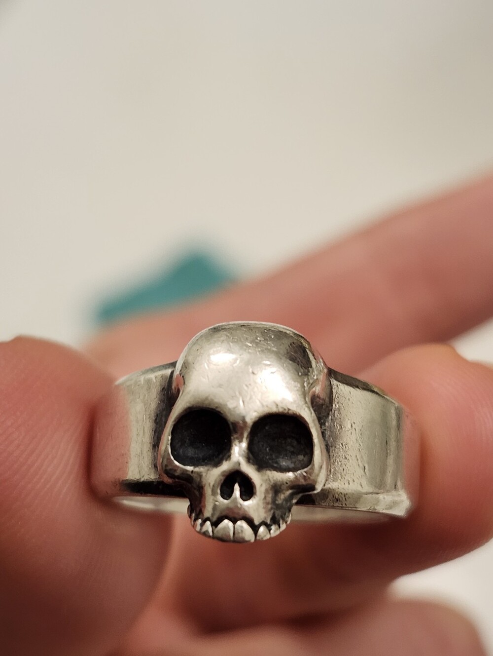 King Baby Studio Large Hamlet Skull Ring